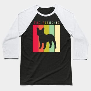 Retro Vintage French Bulldog Baseball T-Shirt